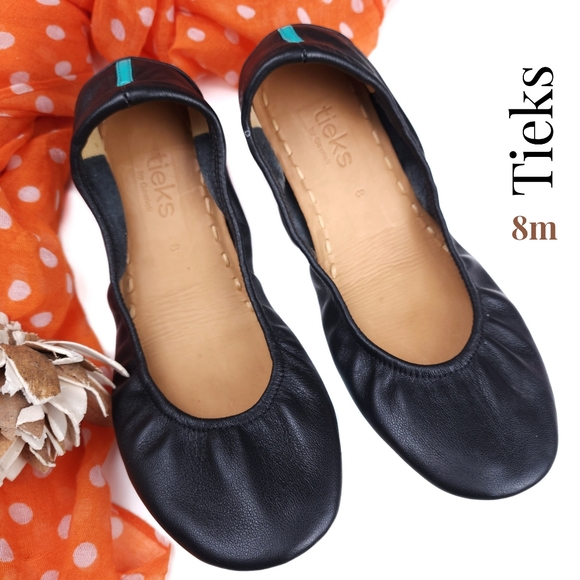 Tieks | Shoes | Tieks Black Turquoise Balet Flats Sz 8 | Poshmark